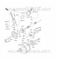 CRANKSHAFT for Kawasaki VN800