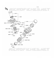 CYLINDER   PISTON  for Kawasaki VN800