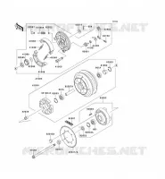 REAR HUB for Kawasaki VN800