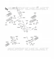 FOOTREST for Kawasaki VN800 CLASSIC