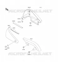 SIDE COVERS   CHAIN COVER for Kawasaki VN800 CLASSIC