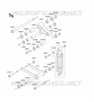SUSPENSION   SHOCK ABSORBER for Kawasaki VN800 CLASSIC
