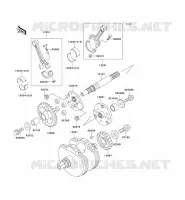 CRANKSHAFT for Kawasaki VN800 CLASSIC