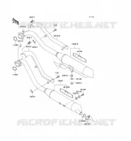 EXHAUST for Kawasaki VN800 CLASSIC