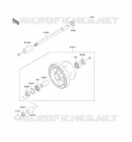FRONT HUB for Kawasaki VN800 CLASSIC
