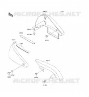 SIDE COVERS   CHAIN COVER for Kawasaki VN800 CLASSIC