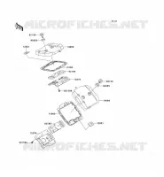 CYLINDER HEAD COVER for Kawasaki VN800 CLASSIC