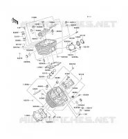 CYLINDER HEAD for Kawasaki VN800 CLASSIC