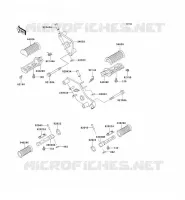 FOOTREST for Kawasaki VN800 CLASSIC