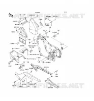 FRAME PARTS (COUVERTURE) for Kawasaki VN800 CLASSIC