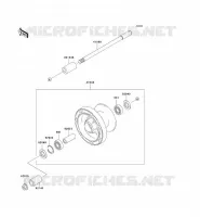 FRONT WHEEL for Kawasaki VN800 CLASSIC