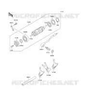 GEAR CHANGE DRUM   SHIFT FORKS for Kawasaki VN800 CLASSIC