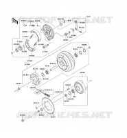 REAR WHEEL   CHAIN for Kawasaki VN800 CLASSIC