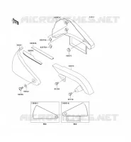 SIDE COVERS   CHAIN COVER for Kawasaki VN800 CLASSIC