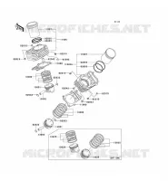 CYLINDER   PISTON  for Kawasaki VN800 CLASSIC