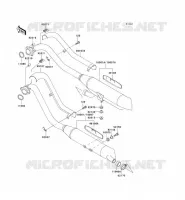 EXHAUST for Kawasaki VN800 CLASSIC