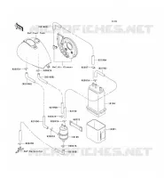 FUEL EVAPORATION SYSTEM(CA) for Kawasaki VN800 CLASSIC