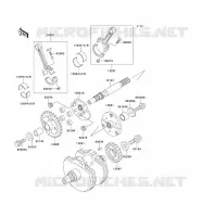 CRANKSHAFT for Kawasaki VN800 CLASSIC