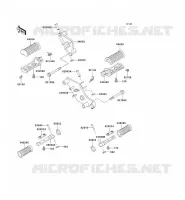 FOOTREST for Kawasaki VN800 CLASSIC