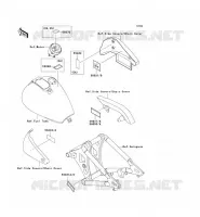 LABELS for Kawasaki VN800 CLASSIC