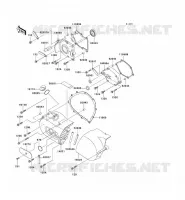 LEFT ENGINE COVER for Kawasaki VN800 CLASSIC