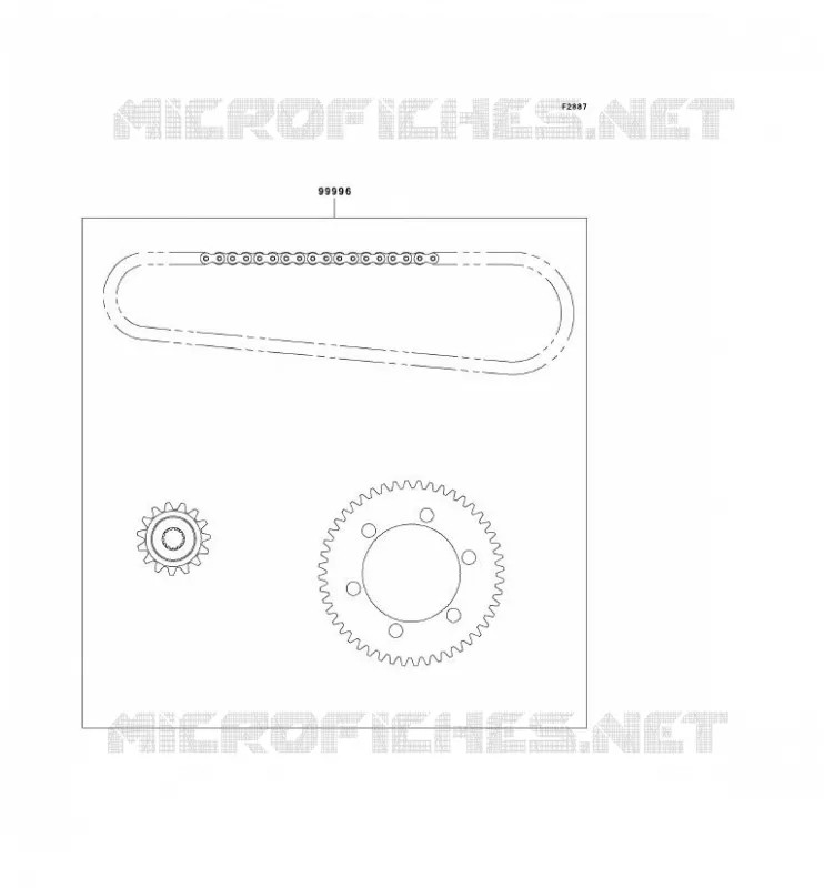 CHAIN KIT Kawasaki MOTOS 800 2004 VN800 CLASSIC  VN800-B9
