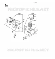AIR FILTER for Kawasaki GPZ550