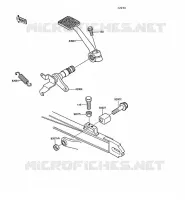 BRAKE PEDAL for Kawasaki GPZ550