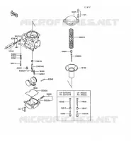 CARBURETOR PARTS for Kawasaki GPZ550