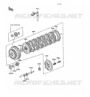 CLUTCH for Kawasaki GPZ550