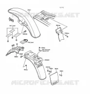 FENDER for Kawasaki GPZ550