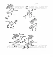 FOOTREST for Kawasaki GPZ550