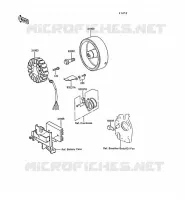GENERATOR for Kawasaki GPZ550