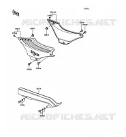 SIDE COVERS   CHAIN COVER for Kawasaki GPZ550