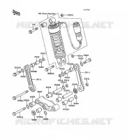 SUSPENSION for Kawasaki GPZ550