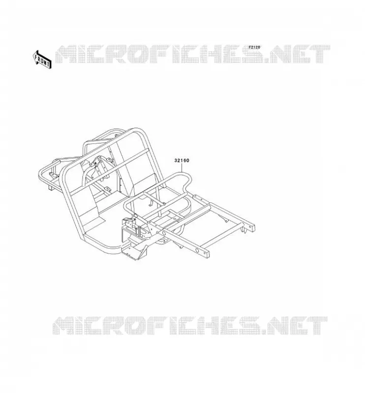 CHASSIS Kawasaki SSV 300 2003 MULE 550  KAF300-C6