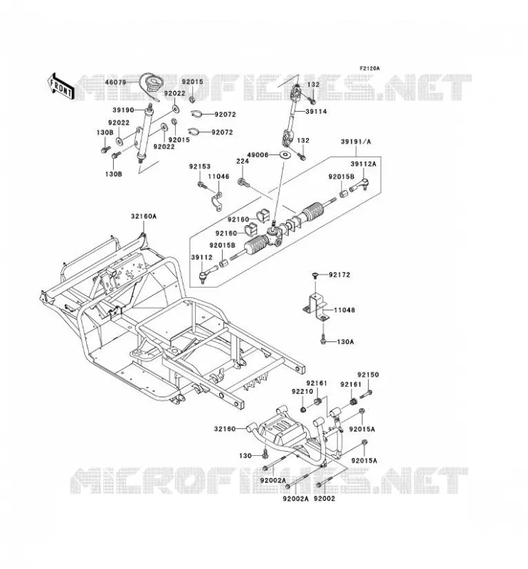 CHASSIS Kawasaki SSV 620 no_year MULE 3000  KAF620-G5