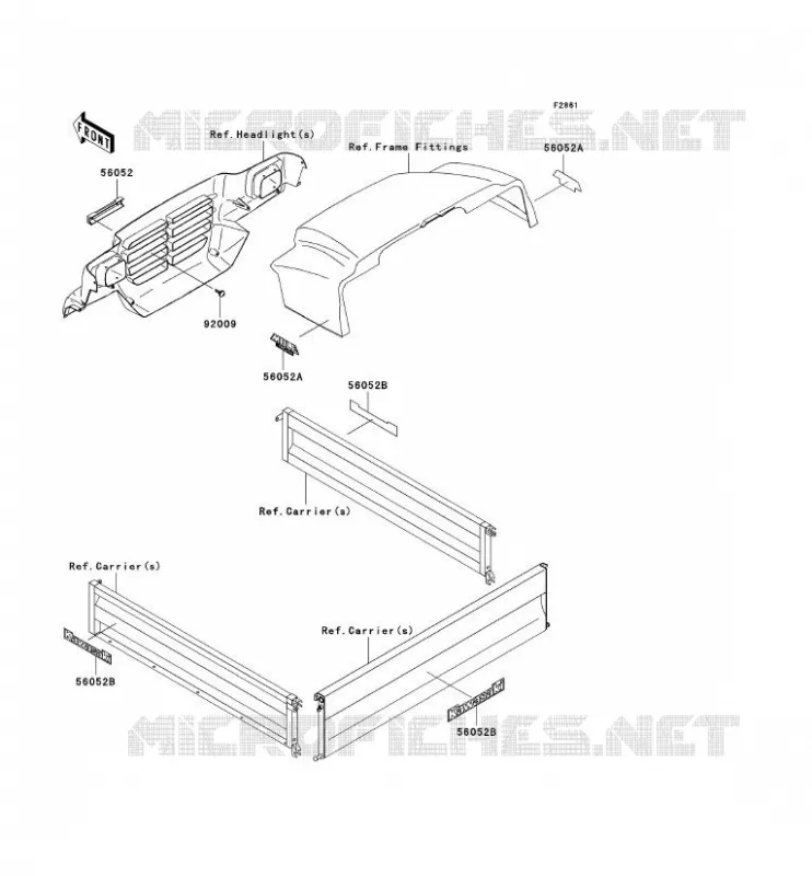 STICKER Kawasaki SSV 620 2007 MULE 3000  KAF620G7F