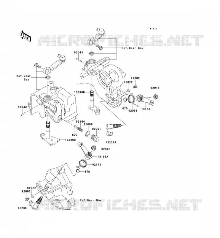 SHIFT Kawasaki SSV 620 2012 MULE 4010 TRANS 4X4  KAF620RCF