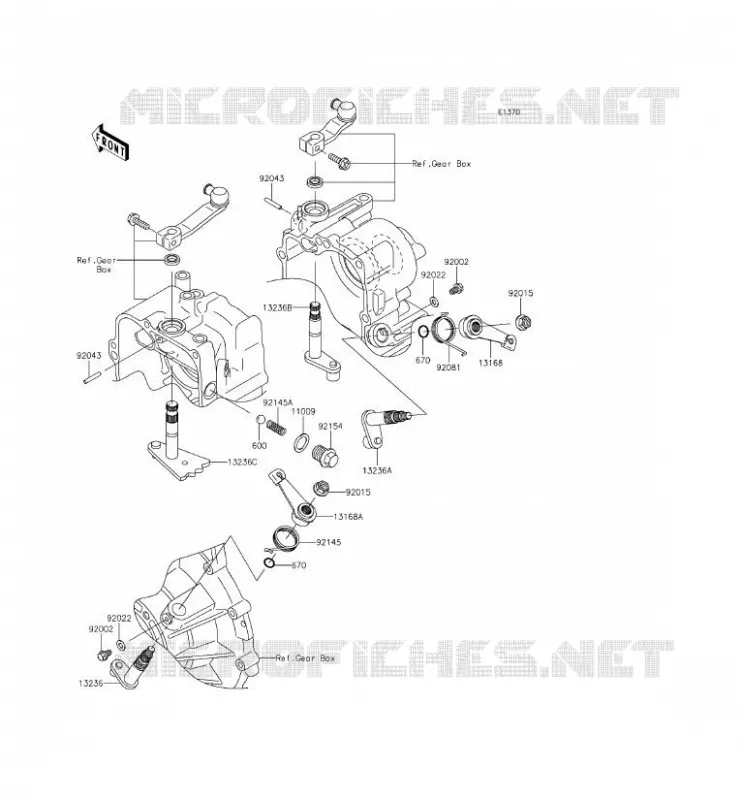 SHIFT Kawasaki SSV 620 2014 MULE 4010 TRANS 4X4  KAF620REF