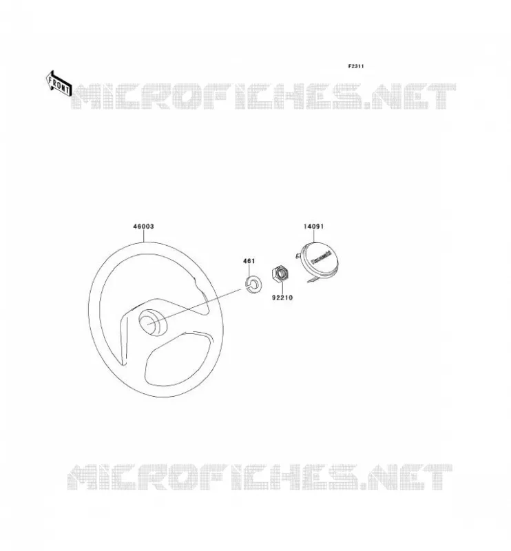 HANDLEBAR Kawasaki SSV 950 2012 MULE 4010 TRANS 4X4 DIESEL  KAF950GCF