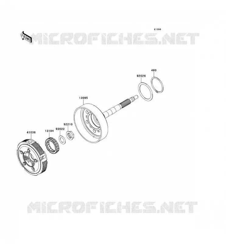 CLUTCH Kawasaki SSV 800 2014 TERYX 4  KRT800CEF
