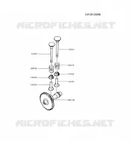 VALVE   CAMSHAFT for Kawasaki GA1400A