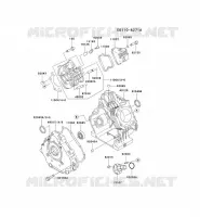 CYLINDER HEAD/CRANKCASE for Kawasaki GE5000A