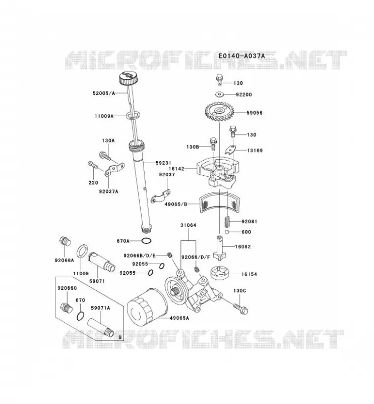 GREASE KIT Kawasaki Petits Moteurs FC FC400V FC MOTORS  FC400V-AS02