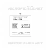 LABELS for Kawasaki FD MOTORS