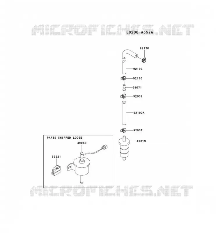 FUEL TANK Kawasaki Petits Moteurs FD FD620D FD MOTORS  FD620D-GS13