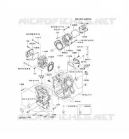 CYLINDER HEAD/CRANKCASE for Kawasaki FD MOTORS