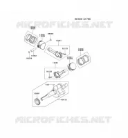 PISTON/CRANKSHAFT for Kawasaki FD MOTORS