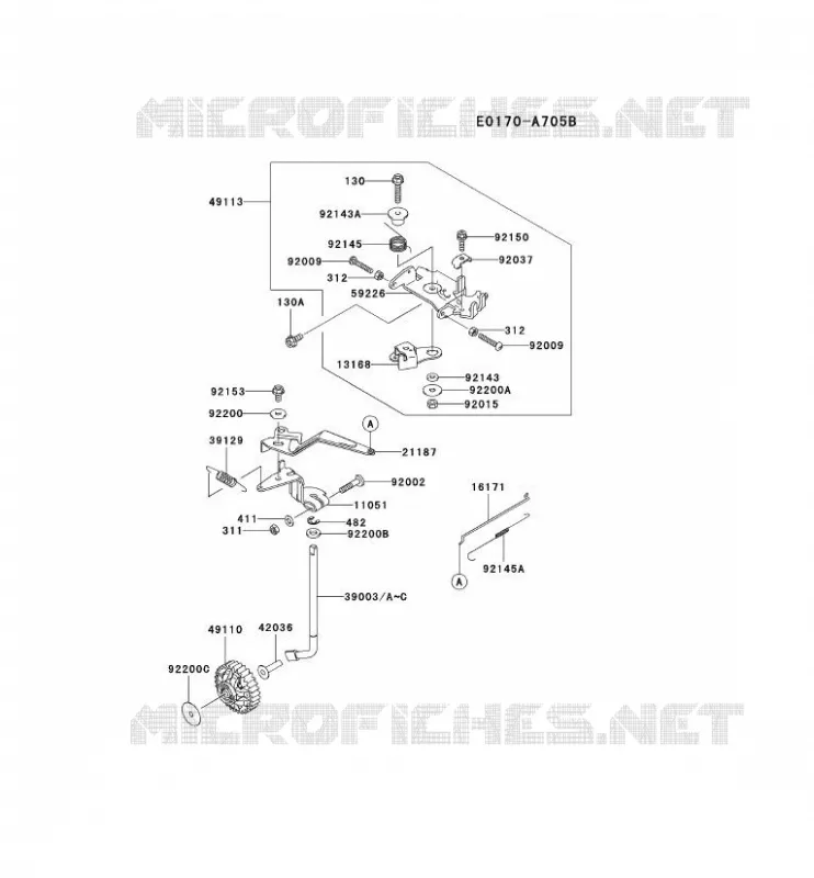 CONTROL EQUIPMENT Kawasaki Petits Moteurs FD FD791D FD MOTORS  FD791D-CS01